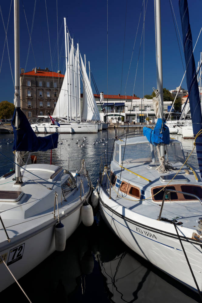 Port jachtowy w Zadarze, Chorwacja