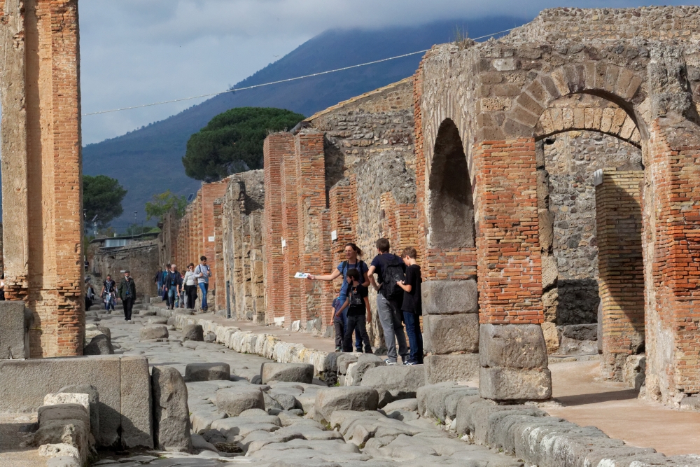 Pompeje, rzymskie miasto zniszczone przez Wezuwiusza