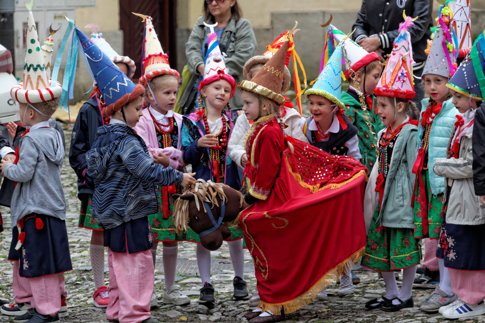 Lajkonik w Krakowie. Polska. Fot. Mieczysław Pawłowicz