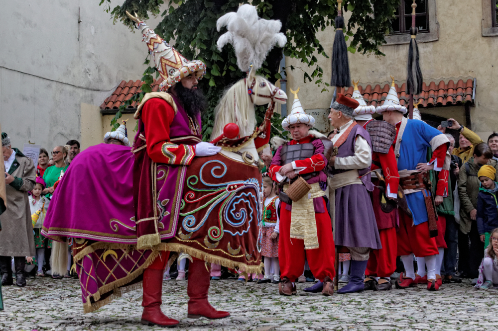 Lajkonik w Krakowie. Polska. Fot. Mieczysław Pawłowicz