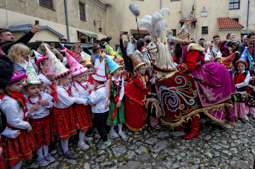Lajkonik w Krakowie. Polska. Fot. Mieczysław Pawłowicz